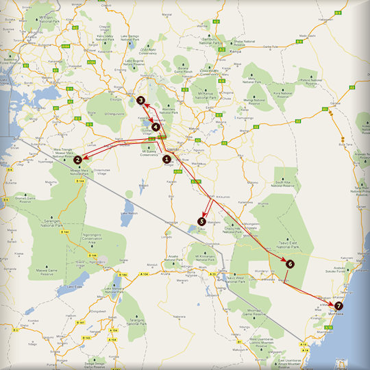 Route 12 daagse mindervalide rondreis Kenia