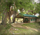 Lake Manze Camp, interieur kamer, Selous nationaal park Tanzania